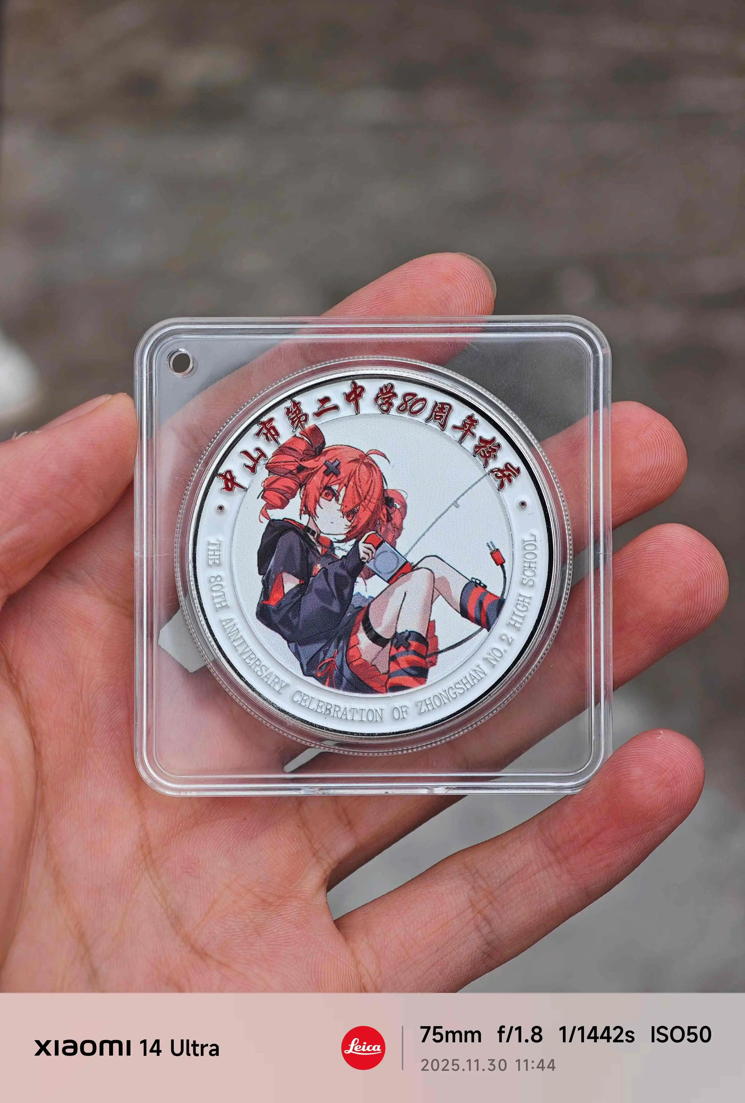 最终打印的纪念章